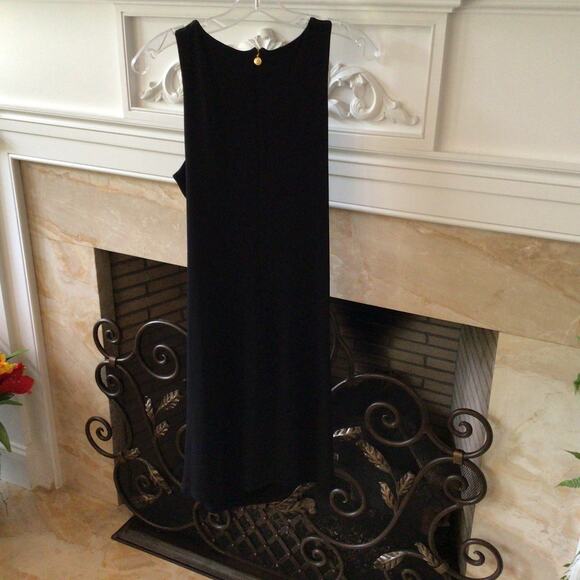 Michael Micheal Kors Black Sleeveless Black Dress Sz M - Picture 3 of 6